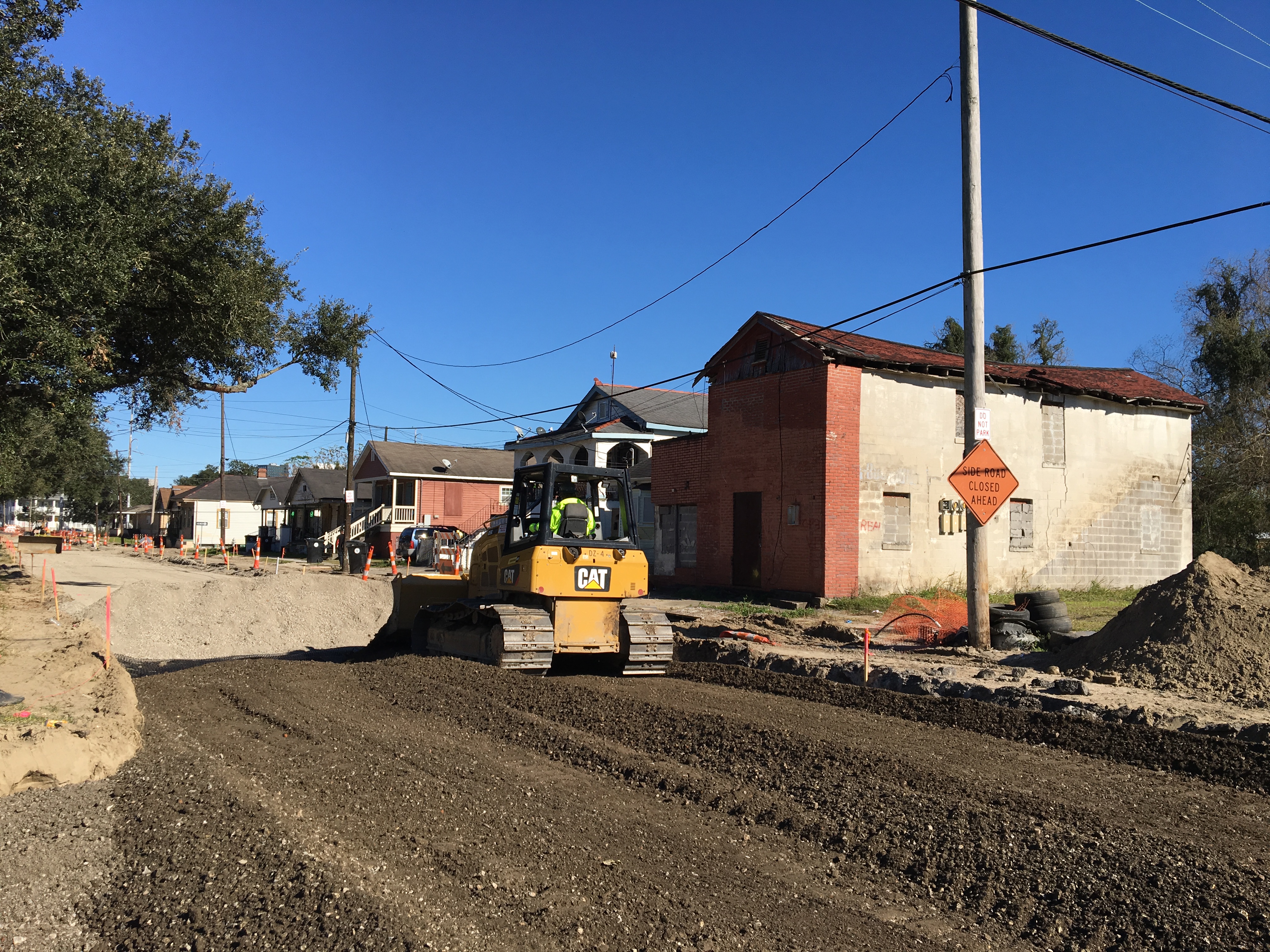 COMMAND CONSTRUCTION INDUSTRIES, LLC CREWS 88 PERCENT COMPLETE ON S. GALVEZ STREET PROJECT, CONSTRUCION SCHEDULED TO LAST UNTIL MARDI GRAS