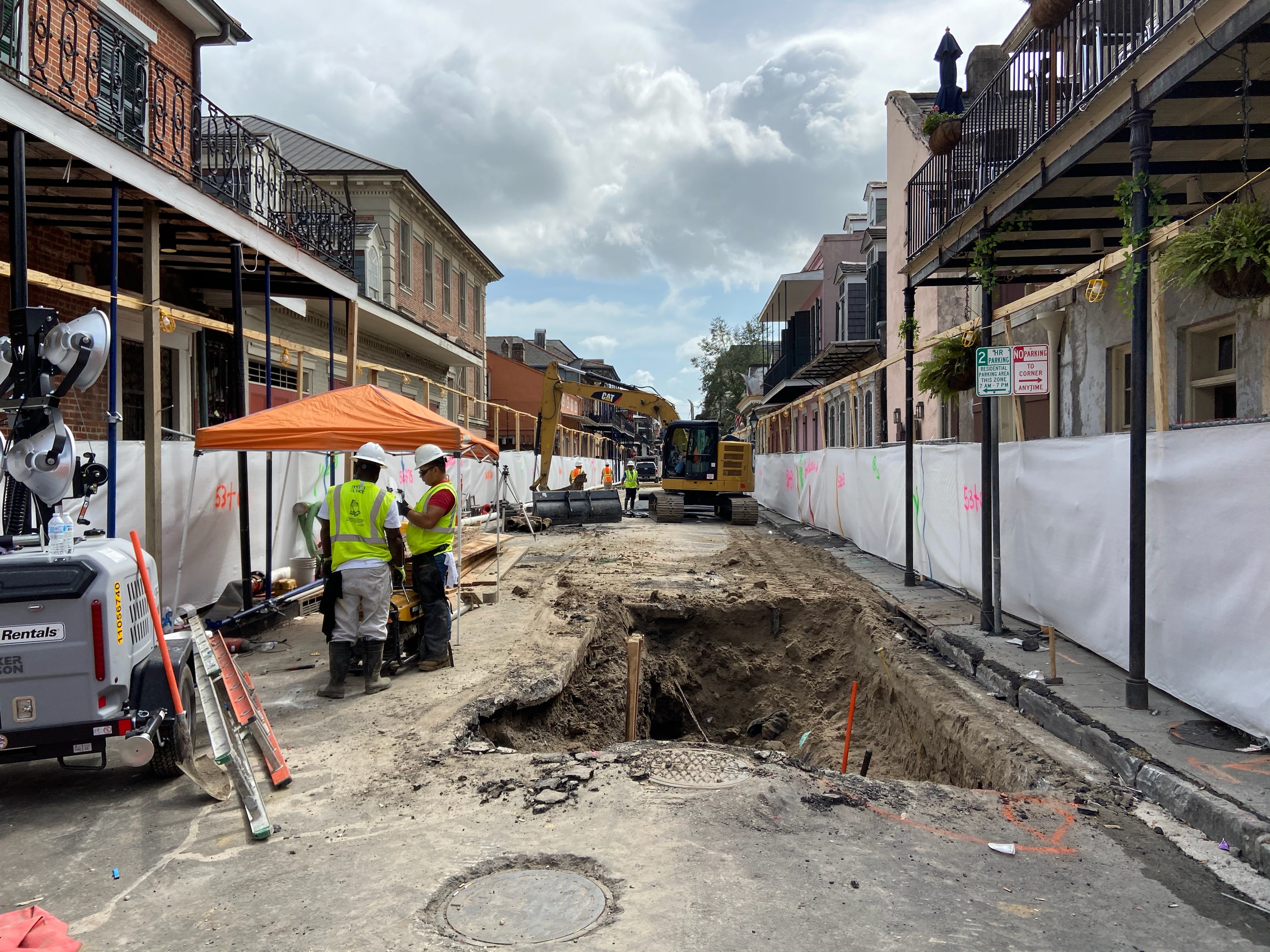 FULL DEPTH CONSTRUCTION CONTINUES ON ST. ANN STREET