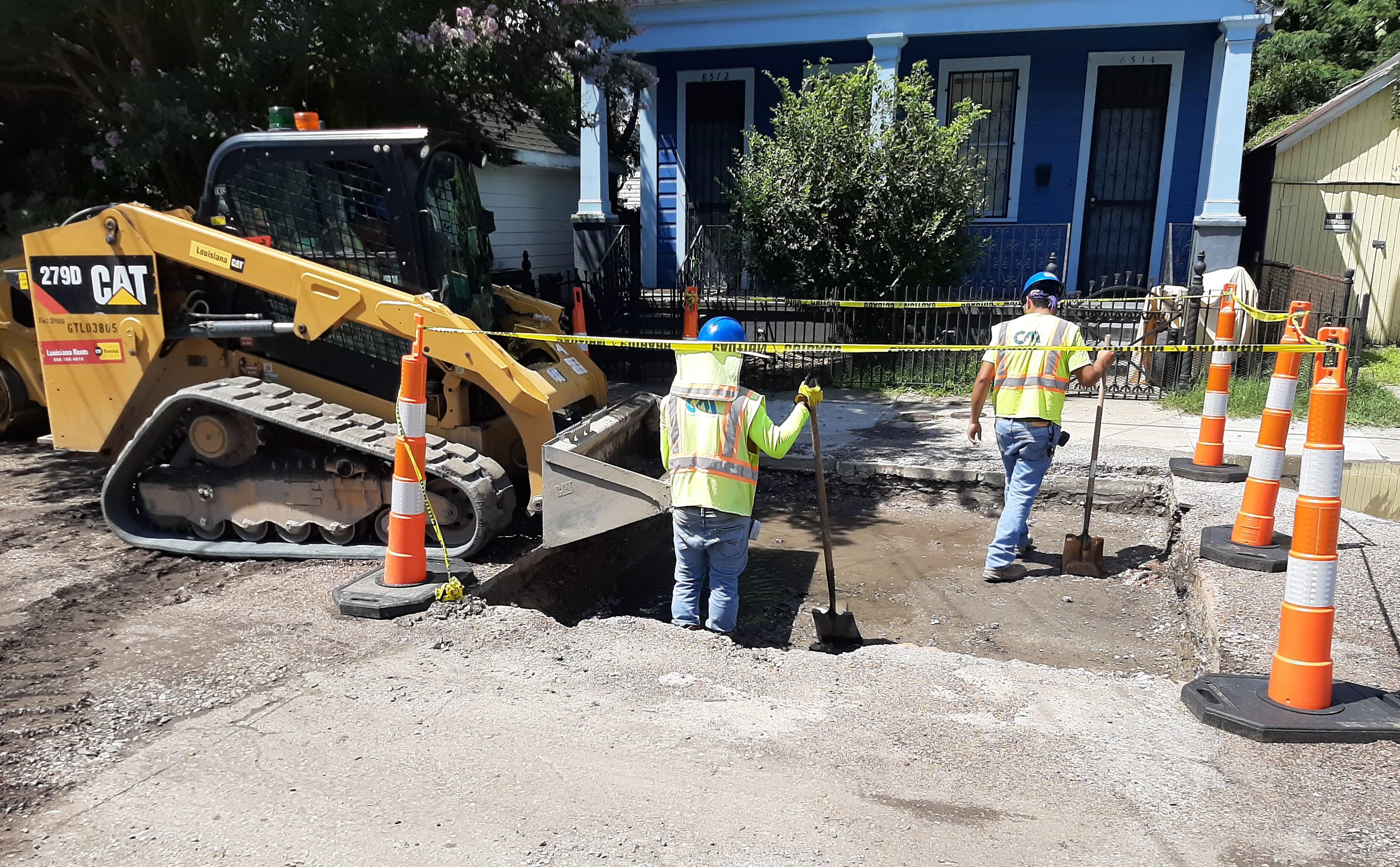 HOLLYGROVE, LEONIDAS GROUP A PROJECT CONTINUES PAVEMENT RESTORATION AND SEWER REPAIRS