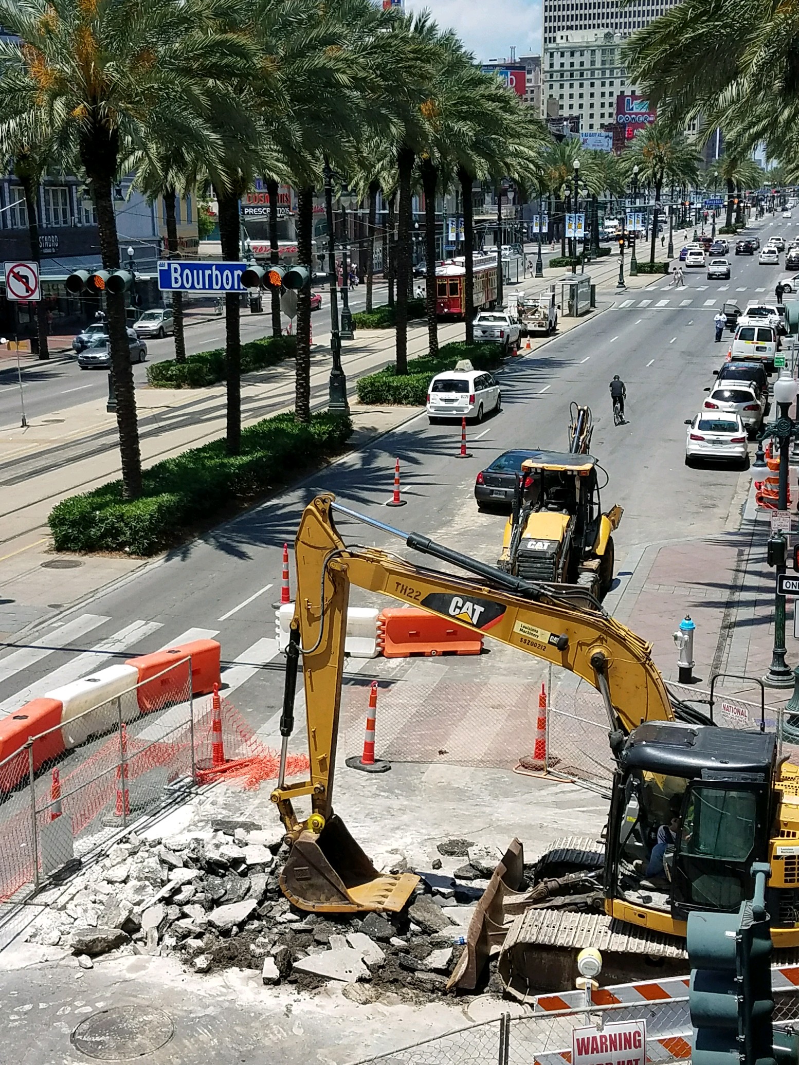 French Quarter Infrastructure Improvement Project underway in 100-400 blocks of Bourbon St.