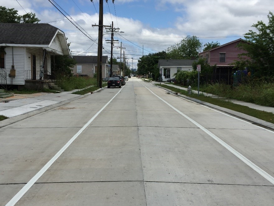 Completed N. Galvez St. reconstruction project brings citywide bikeway total to 120 miles