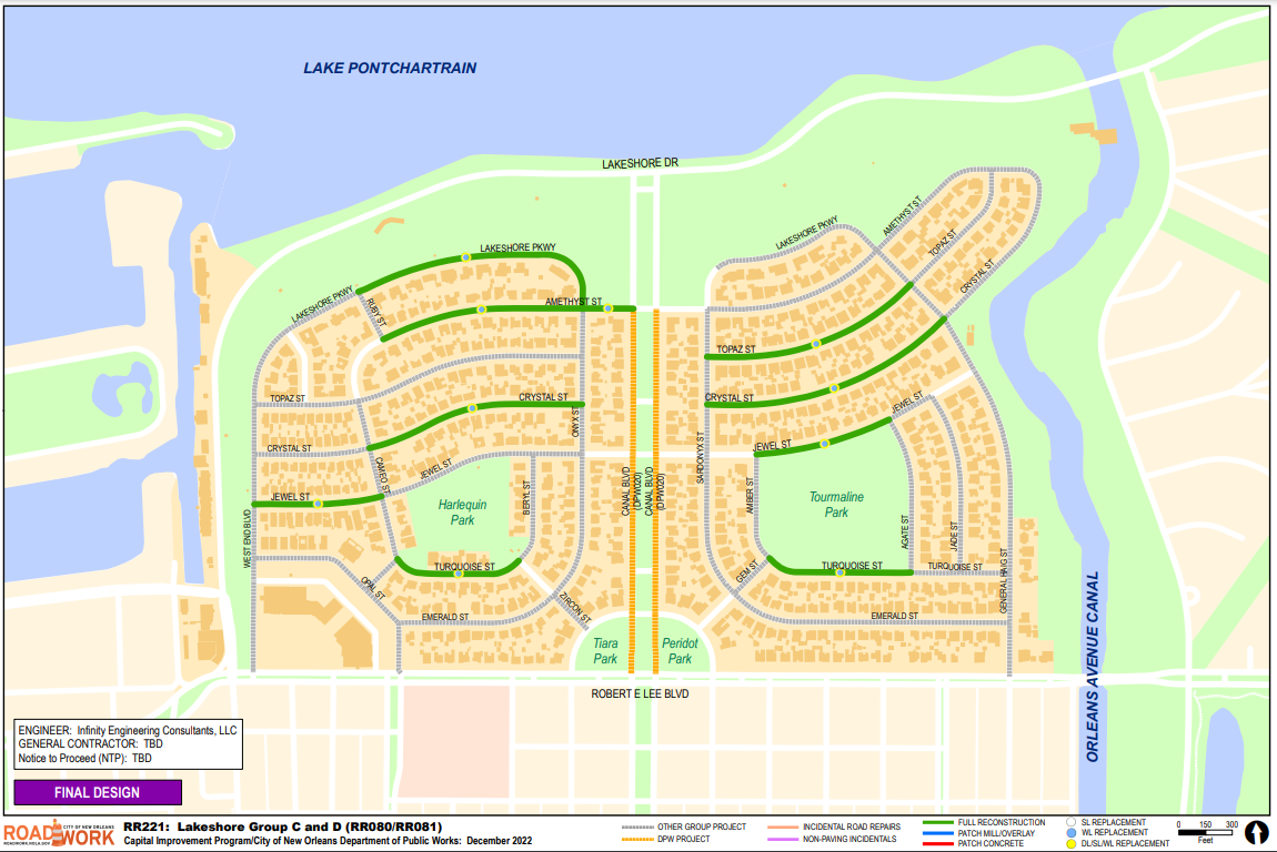Map of Lakeshore Group C and D