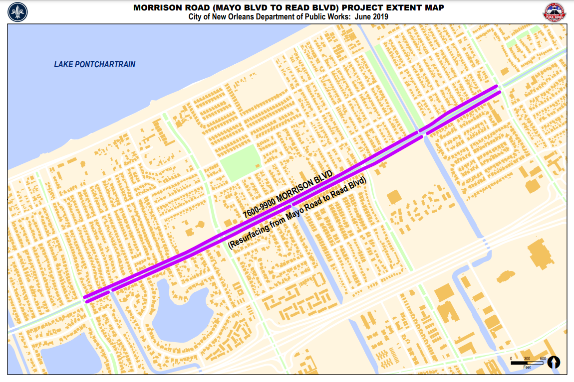 Map of Morrison Rd. (Mayo - Bullard)