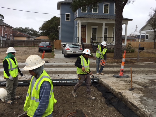 GENTILLY TERRACE GROUP A PROJECT UNDERWAY