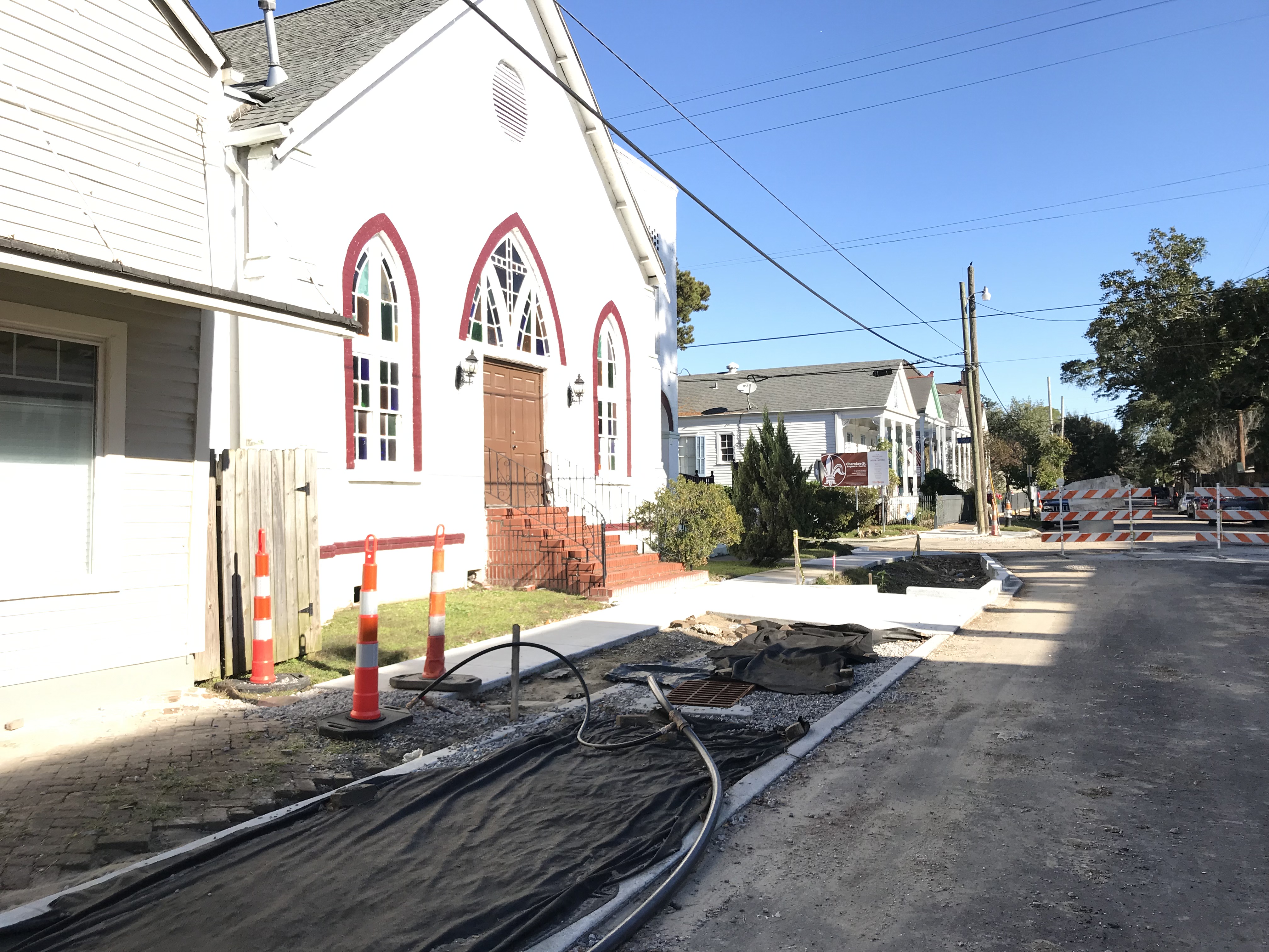 CHEROKEE STREET DRAINAGE IMPROVEMENT PROJECT NOW 72 PERCENT COMPLETE