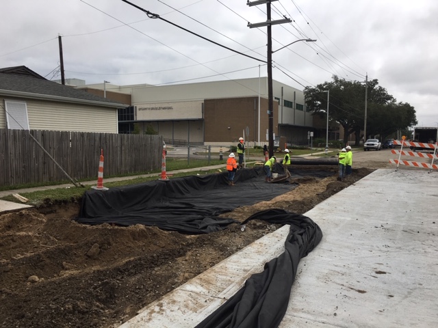 CREWS WORK TO COMPLETE ADDITIONAL SCOPE OF WORK IN GENTILLY TERRACE