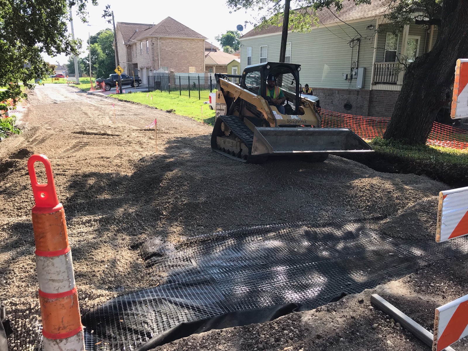 WESTBANK FEMA-FUNDED ROADWORK CONTINUES IN THE MEMORIAL PARK AREA
