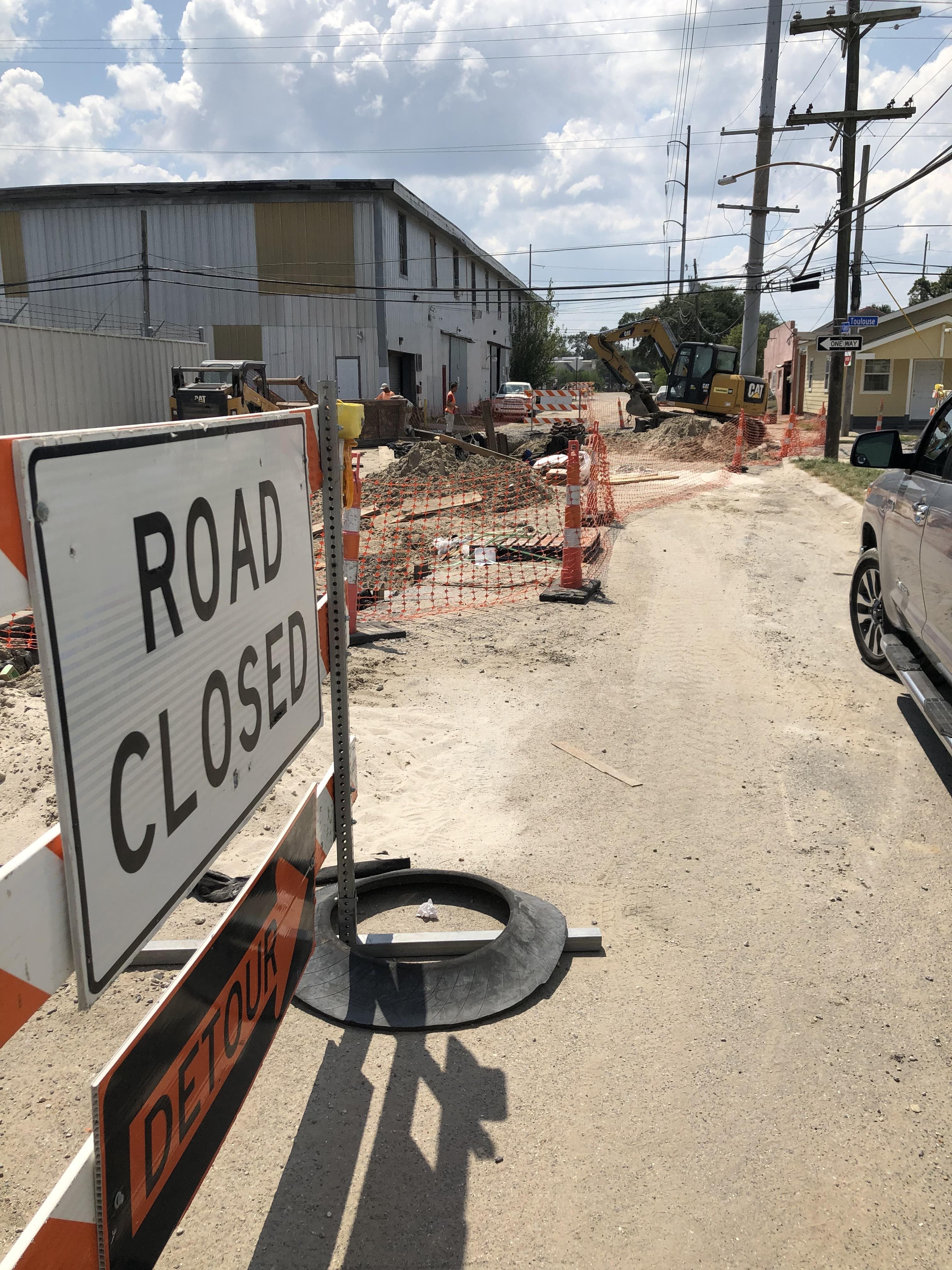 WATER LINE TIE-INS AND STREET CONSTRUCTION IN HAGAN-LAFITTE AREA