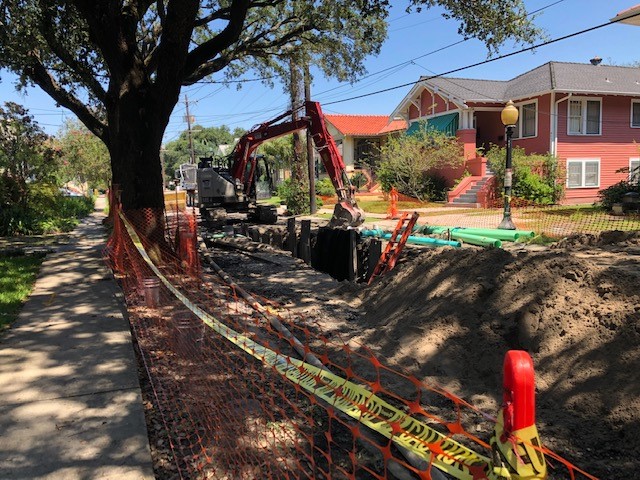CONSTRUCTION CONTINUES ON TAFT PLACE EMERGENCY RECONSTRUCTION