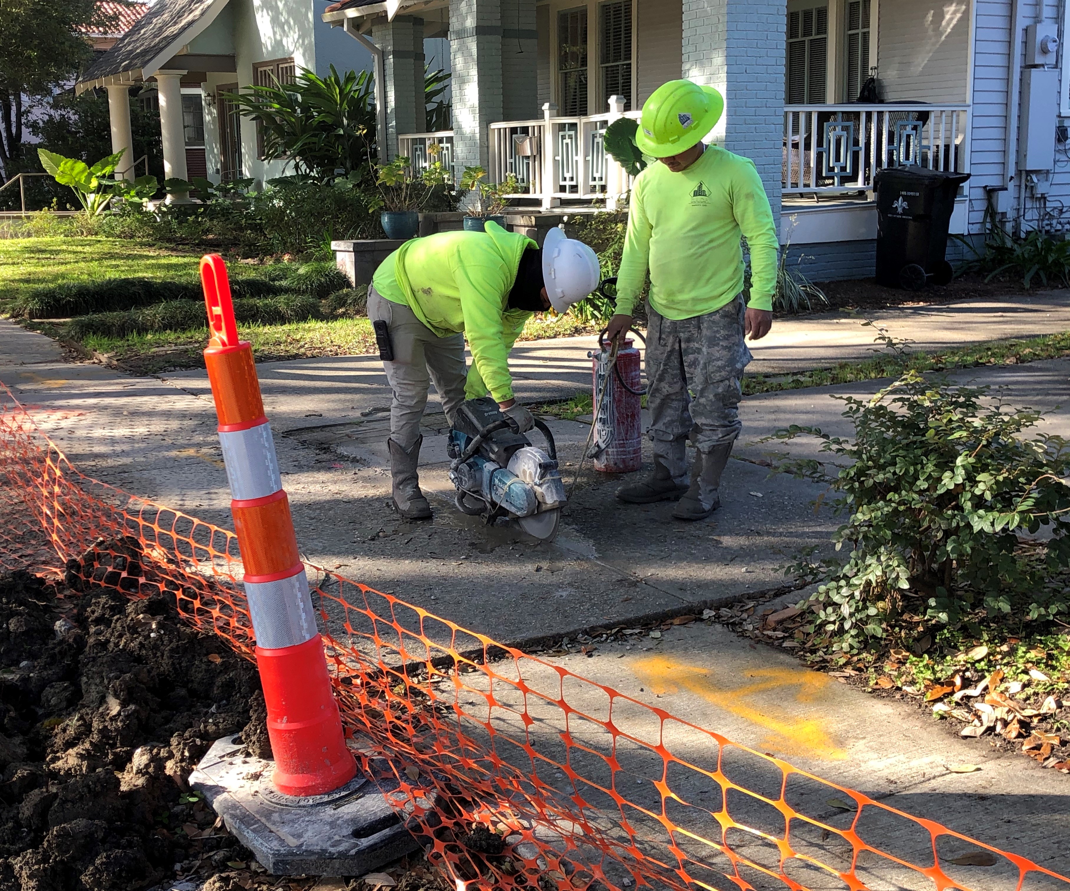 TAFT PLACE WORK CONTINUES WITH SIDEWALK AND DRIVEWAY APRON INSTALLATIONS