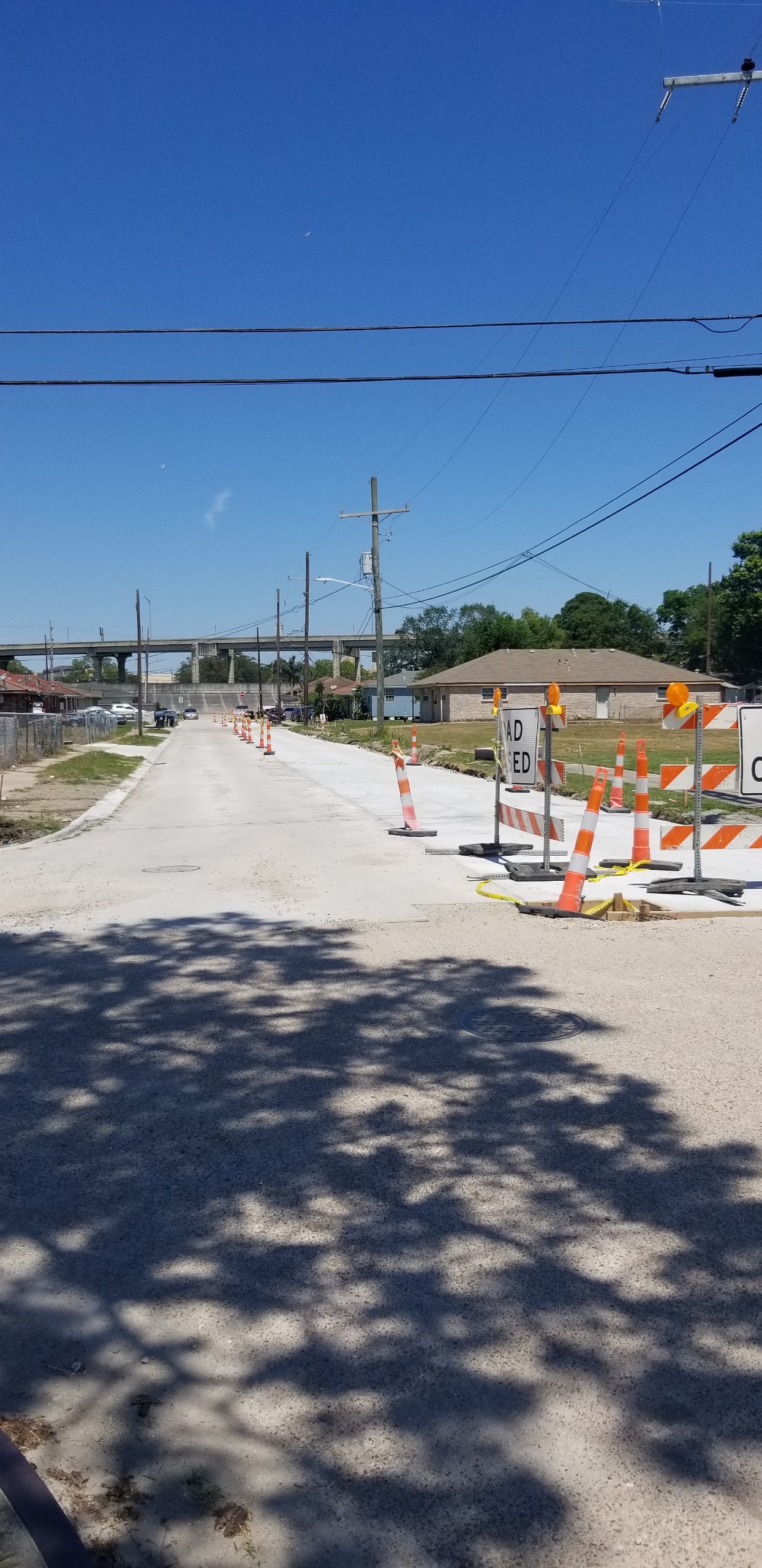 CREWS COMPLETE ROADWAYS THROUGHOUT THE LITTLE WOODS GROUP A PROJECT