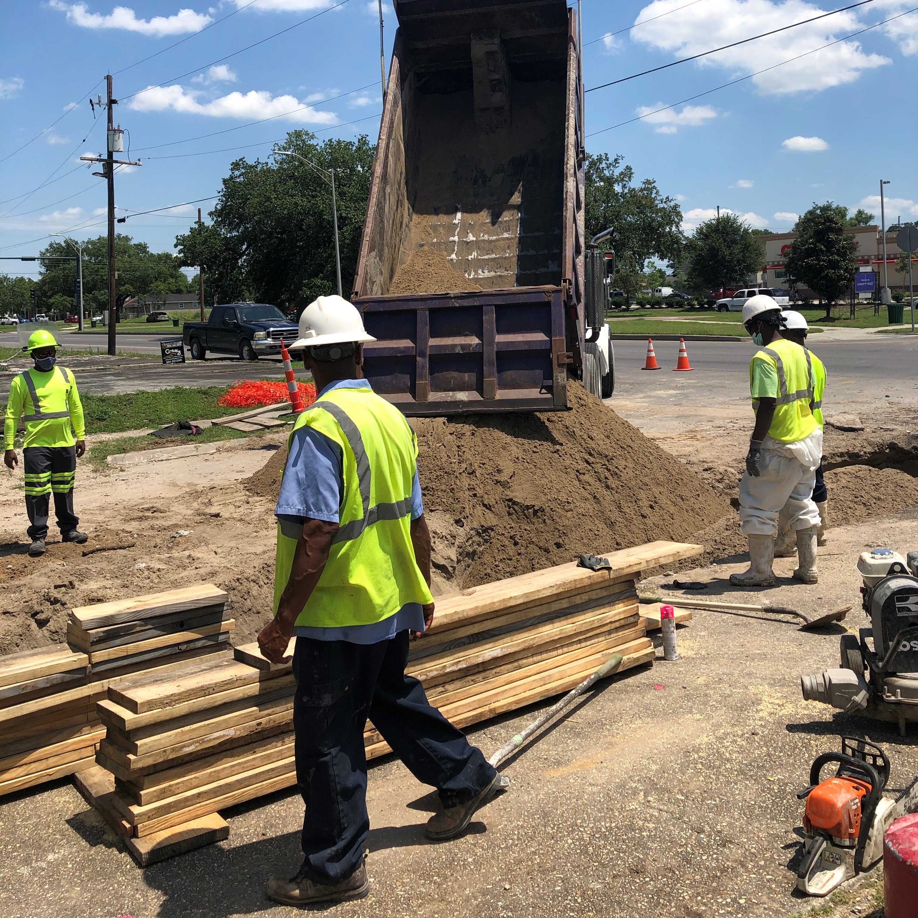 WATER AND DRAIN LINE WORK BEGINS ON LOWER NINTH WARD NORTHWEST GROUP B PROJECT