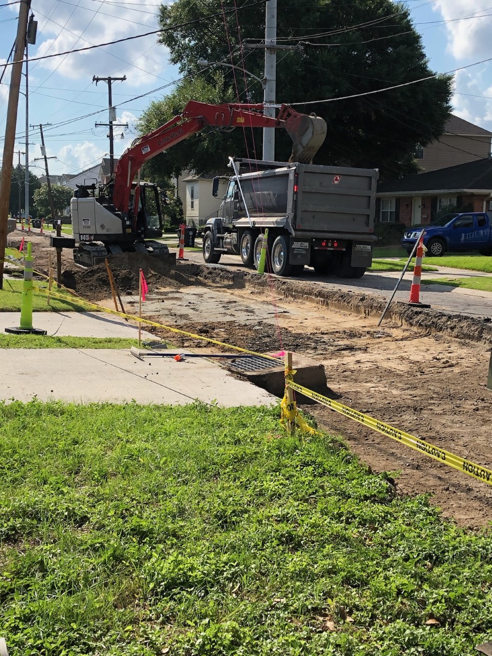 ROADWAY PAVING AND CONCRETE WORK UNDERWAY ON WEST END GROUP A PROJECT