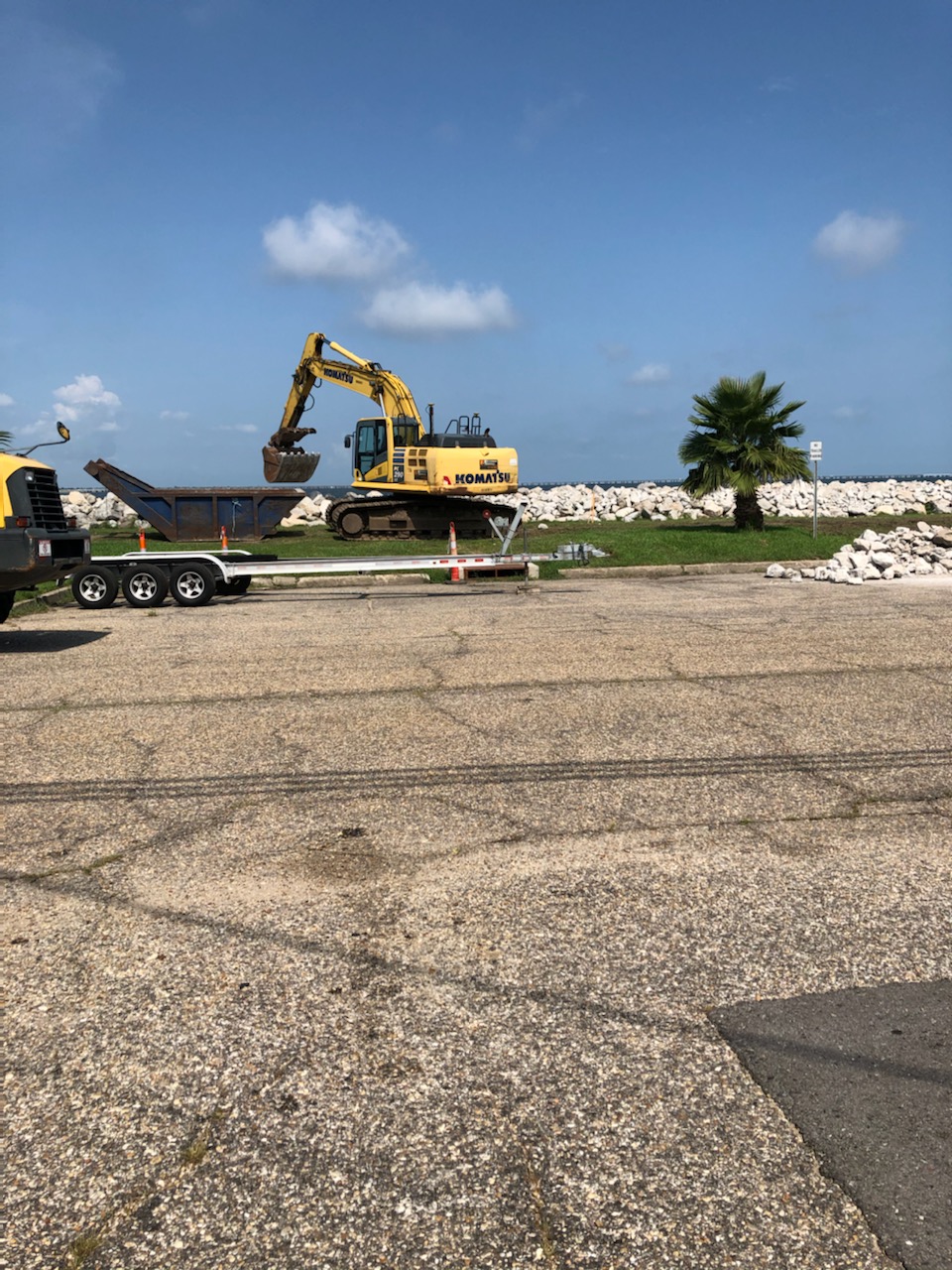 PARKING LOT UPGRADES CONTINUE ON THE BREAKWATER DRIVE IMPROVEMENT PROJECT