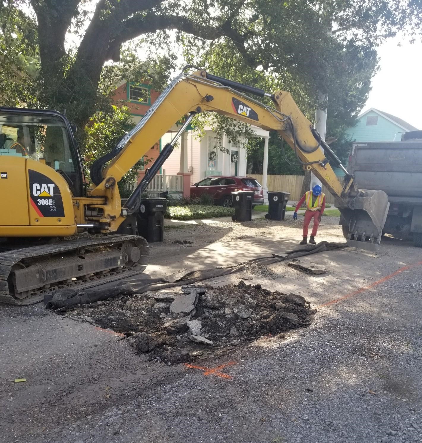 SEWER REPAIRS AND PAVEMENT RESTORATION COMPLETED AS PART OF HOLLYGROVE, LEONIDAS GROUP A PROJECT