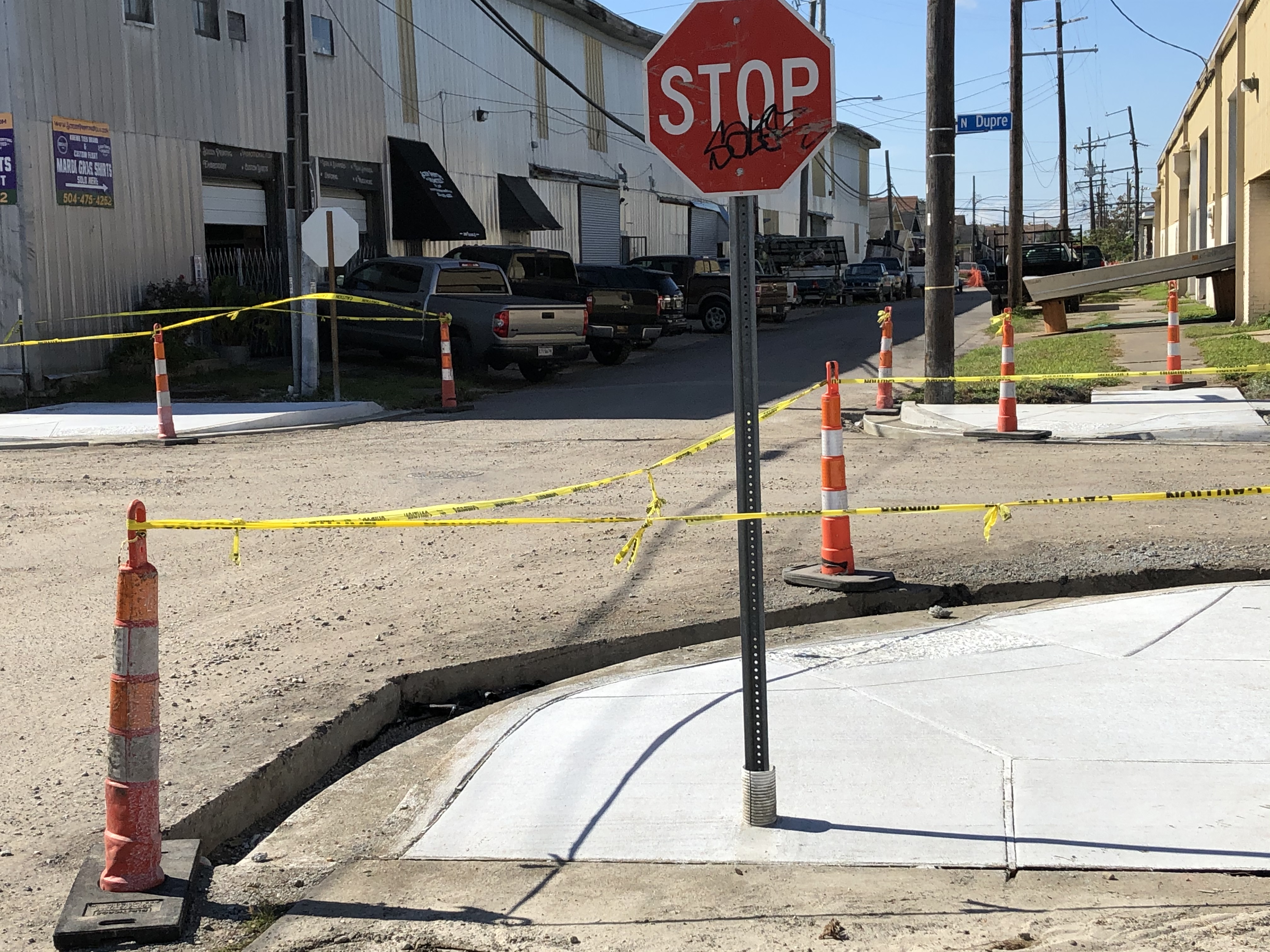 DRAINAGE SYSTEM FULLY CONNECTED, STREET PAVING PREP CONTINUES