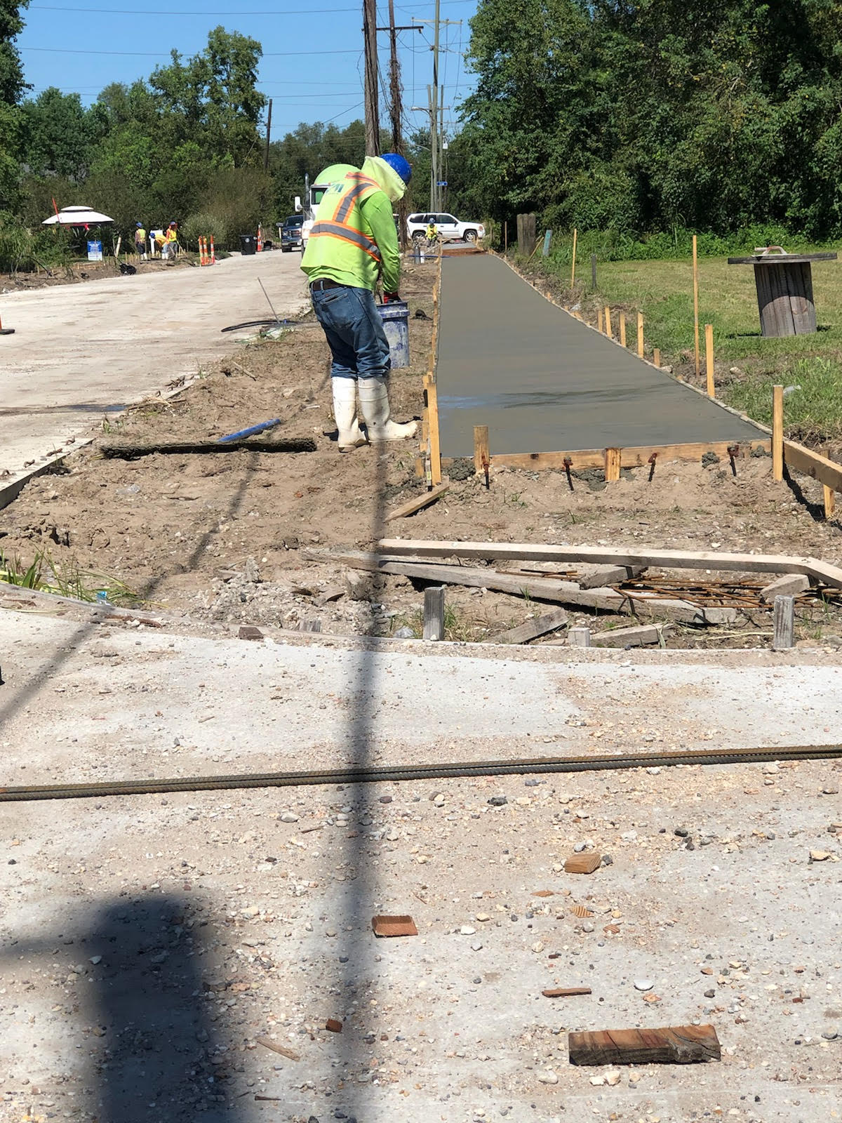 CREWS CONTINUE WATER LINE WORK ON THE LOWER NINTH WARD NORTHWEST GROUP B PROJECT