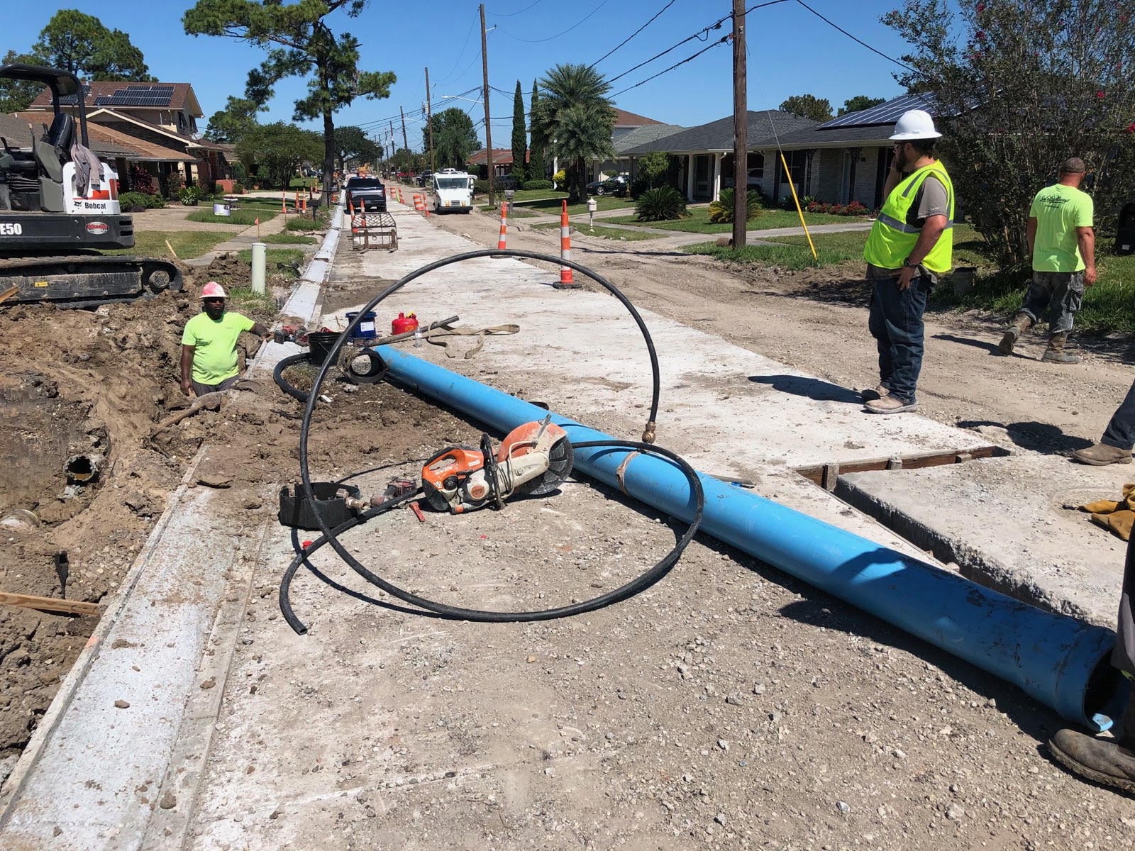 WATER LINE WORK CONTINUES ON READ EAST C PROJECT