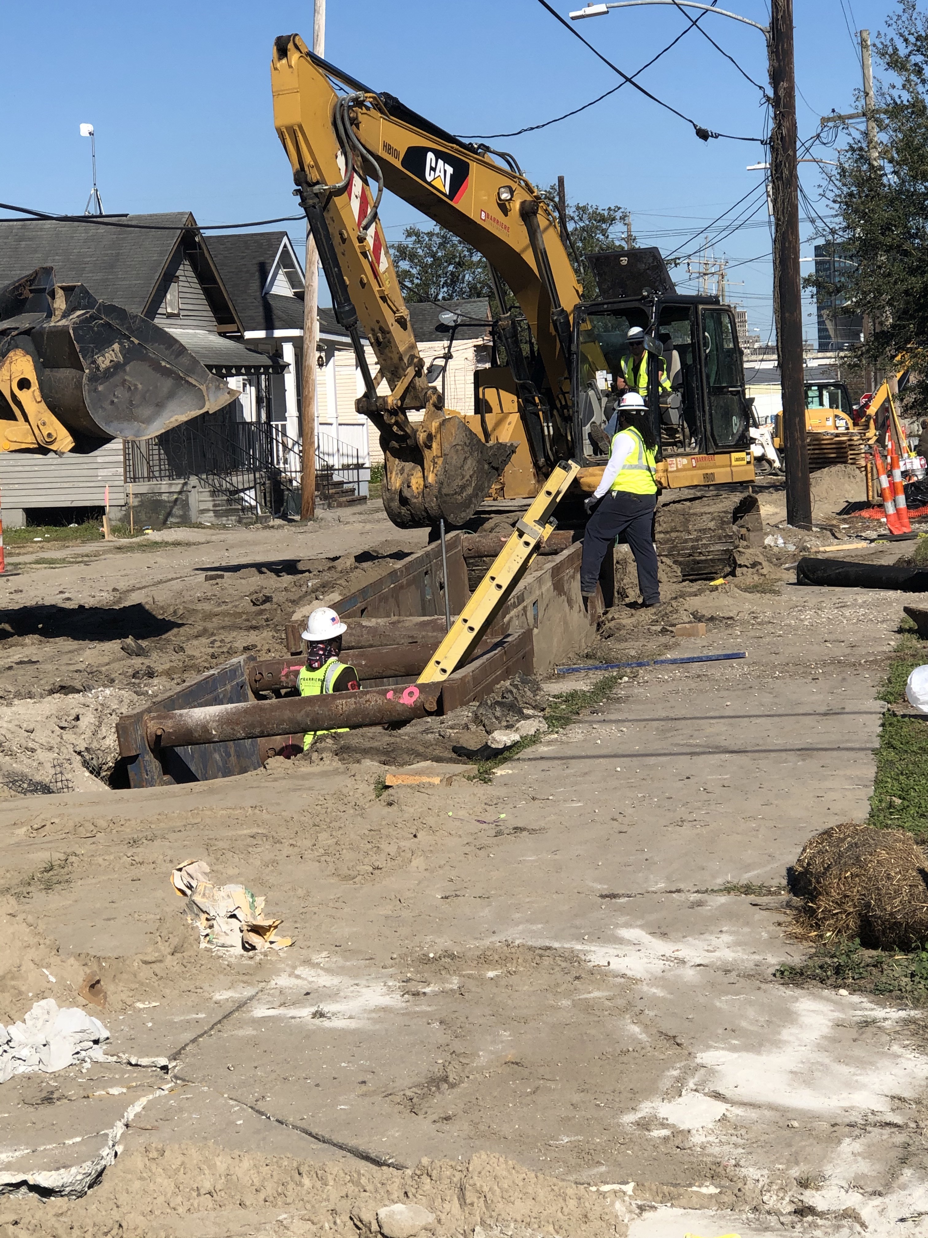 WATER LINE WORK BEGINS ON THE CENTRAL CITY GROUP A PROJECT