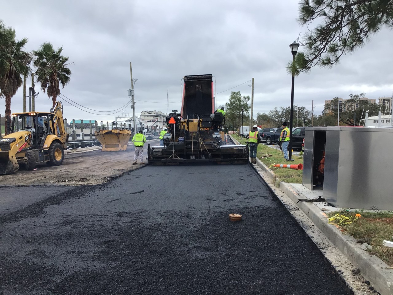 ASPHALT PLACEMENT MOVES WEST END GROUP A CLOSER TO COMPLETION