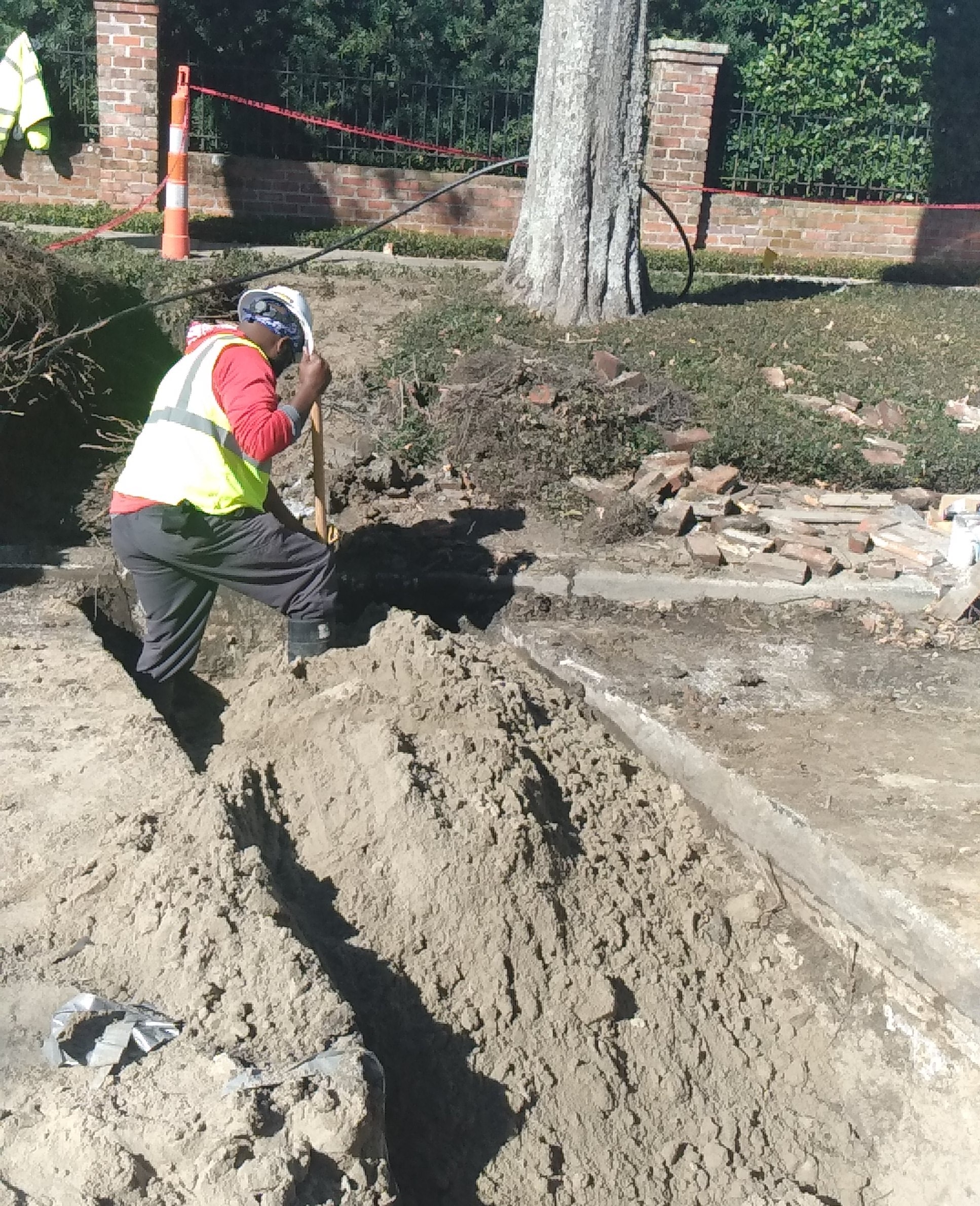 WATER LINE AND MILLING WORK CONTINUE ON AUDUBON GROUP A
