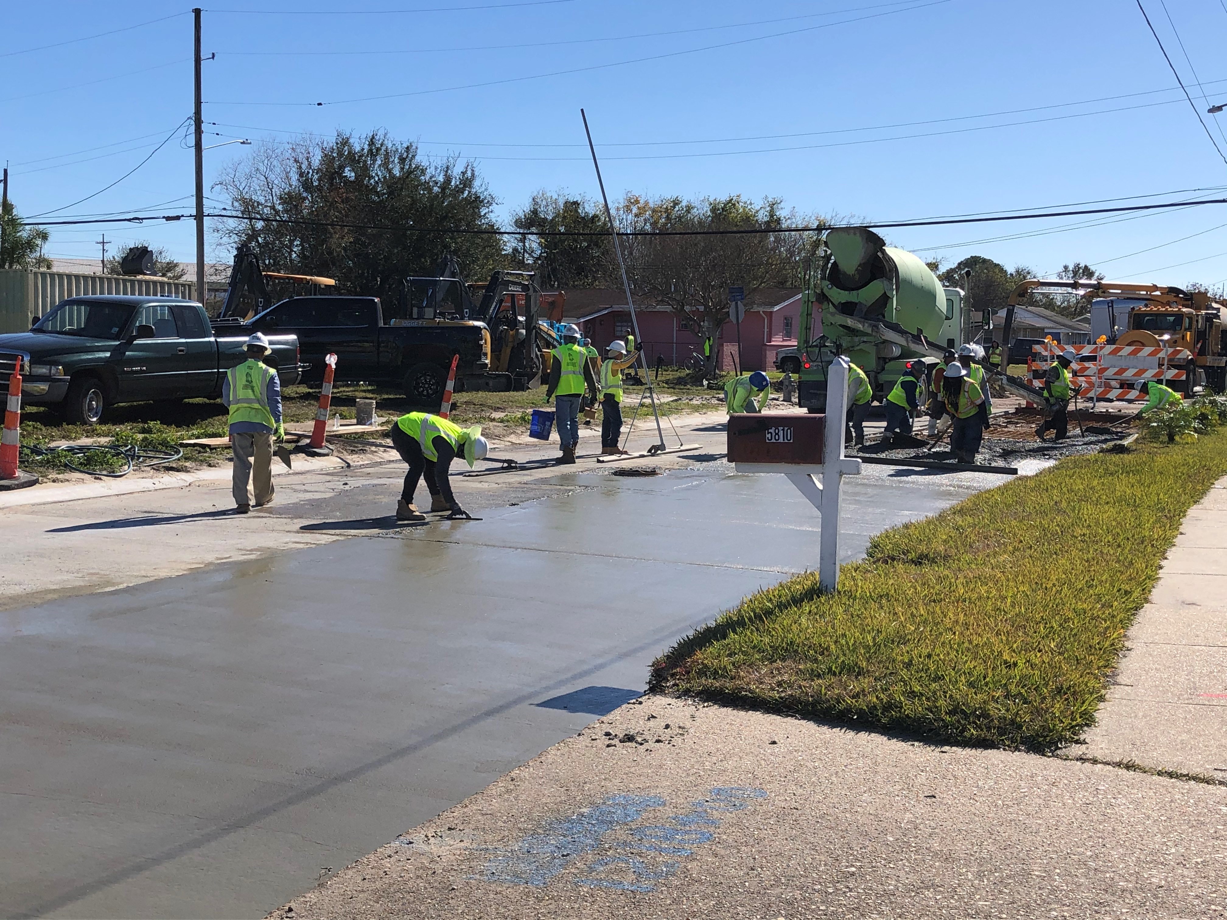 PONTCHARTRAIN PARK GROUP A CONTINUES NEW ROADWAY CONSTRUCTION IN THE HISTORIC PONTCHARTRAIN PARK NEIGHBORHOOD