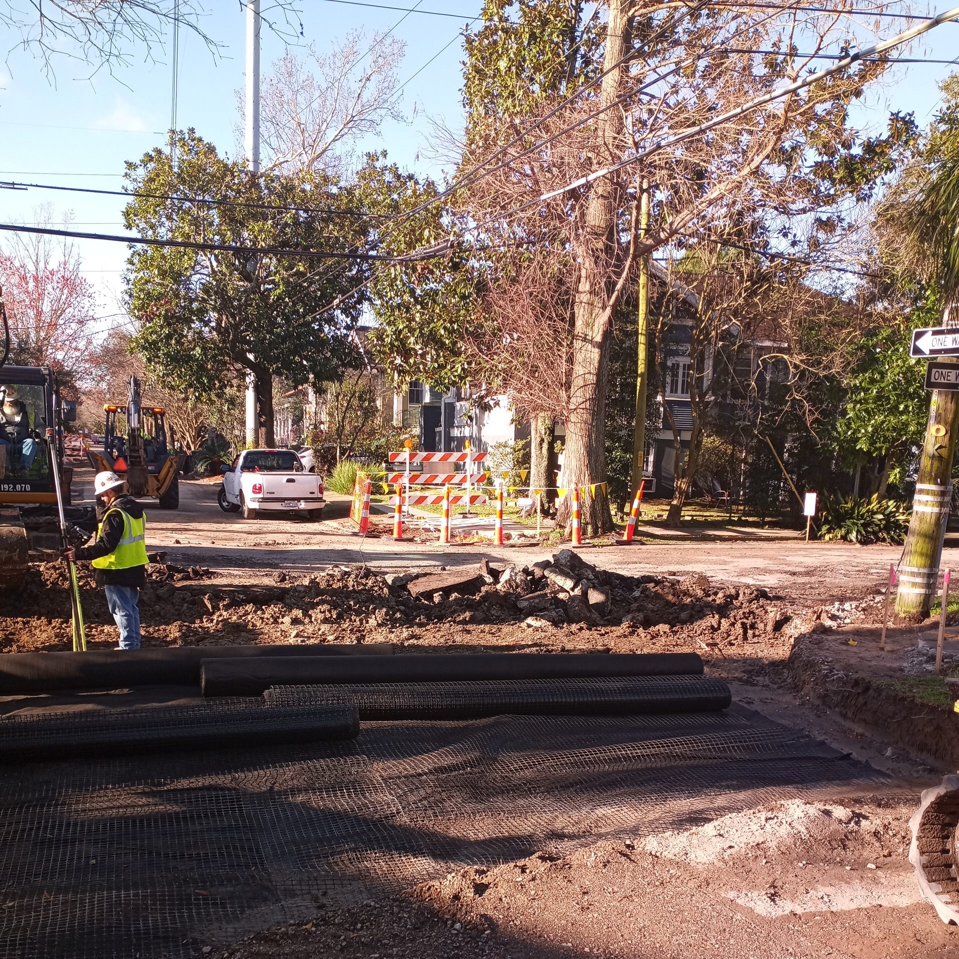WATERLINE, SEWER AND PAVING WORK CONTINUES ON AUDUBON GROUP A