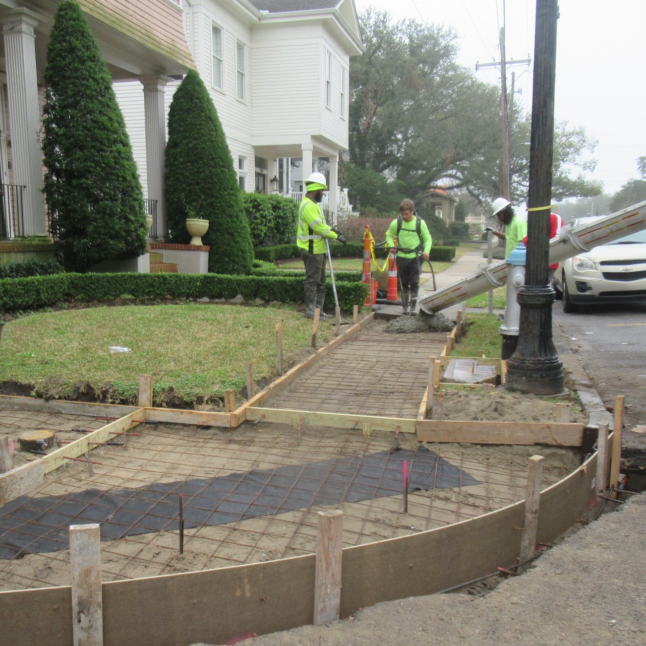 CITY PARK GROUP A CONTINUES SEWER LINE AND PAVEMENT WORK