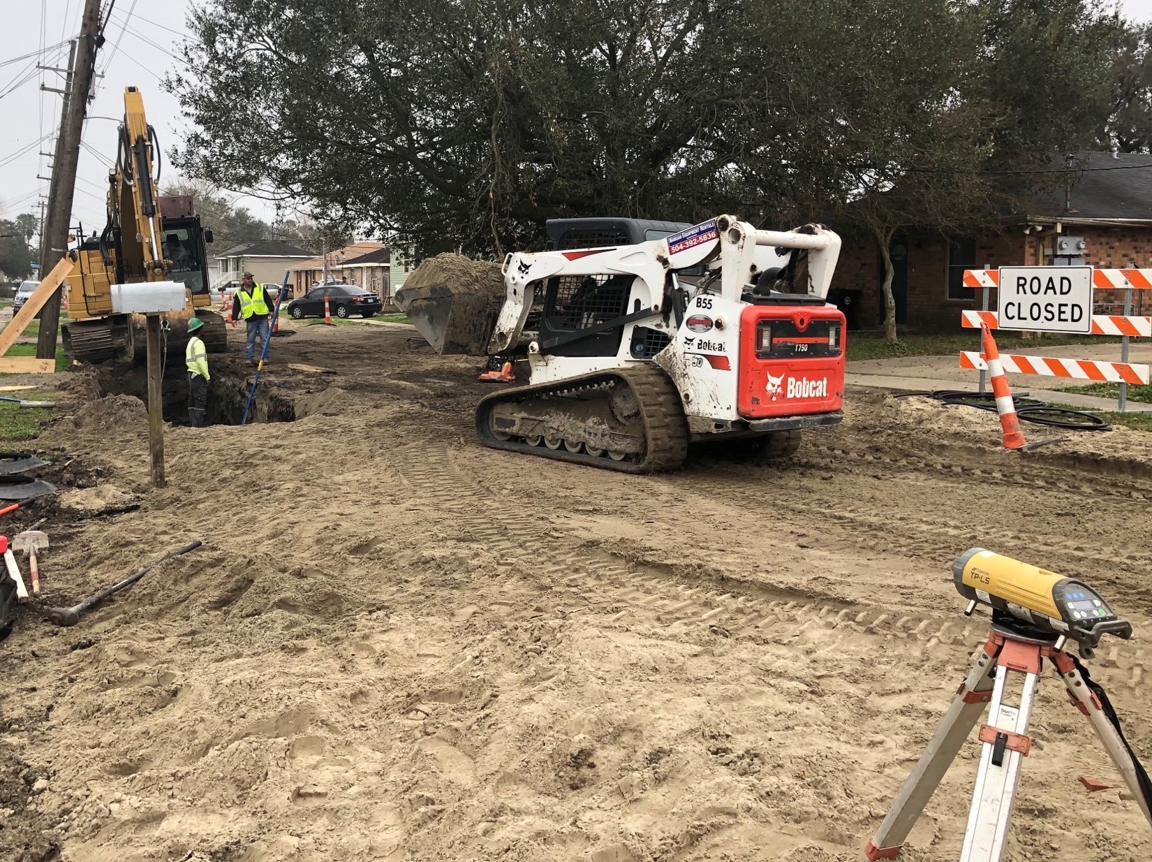 DRAIN LINE WORK CONTINUES IN MILNEBURG GROUP A