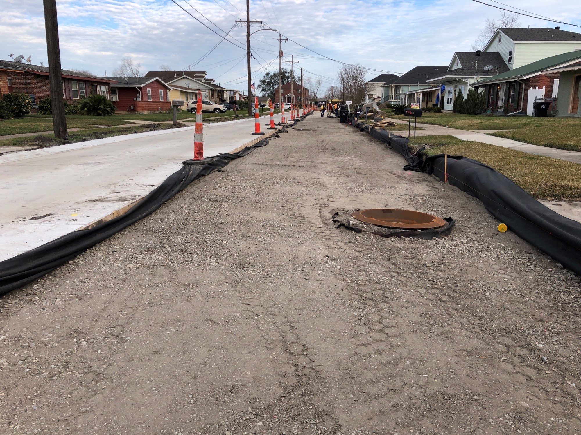 PONTCHARTRAIN PARK GROUP A REACHES MILESTONES WITH 35 PERCENT ROADWAY AND 80 PERCENT WATERLINE WORK COMPLETION