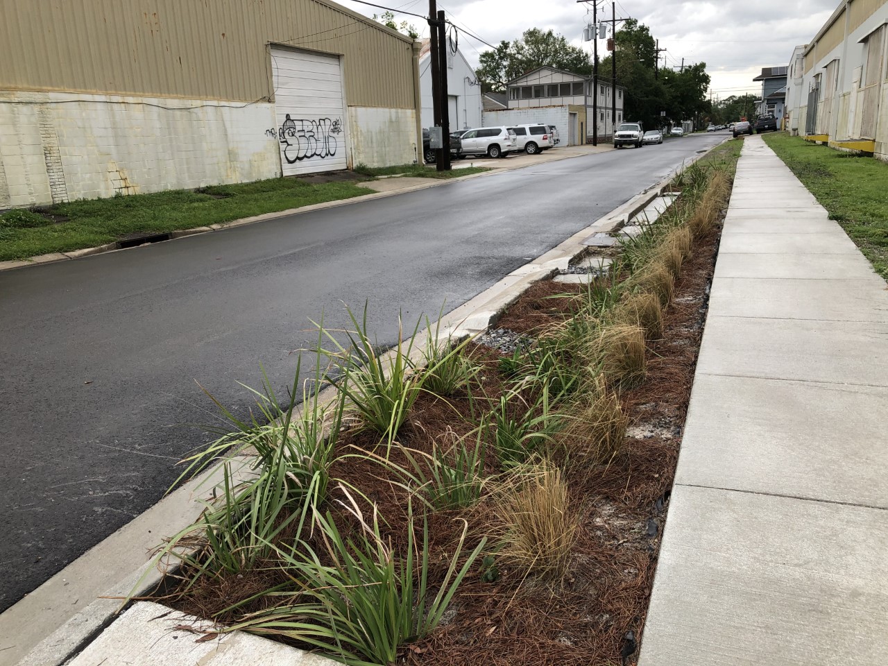 FINALIZING SIDEWALKS AND CURBS IN HAGAN LAFITTE PROJECT