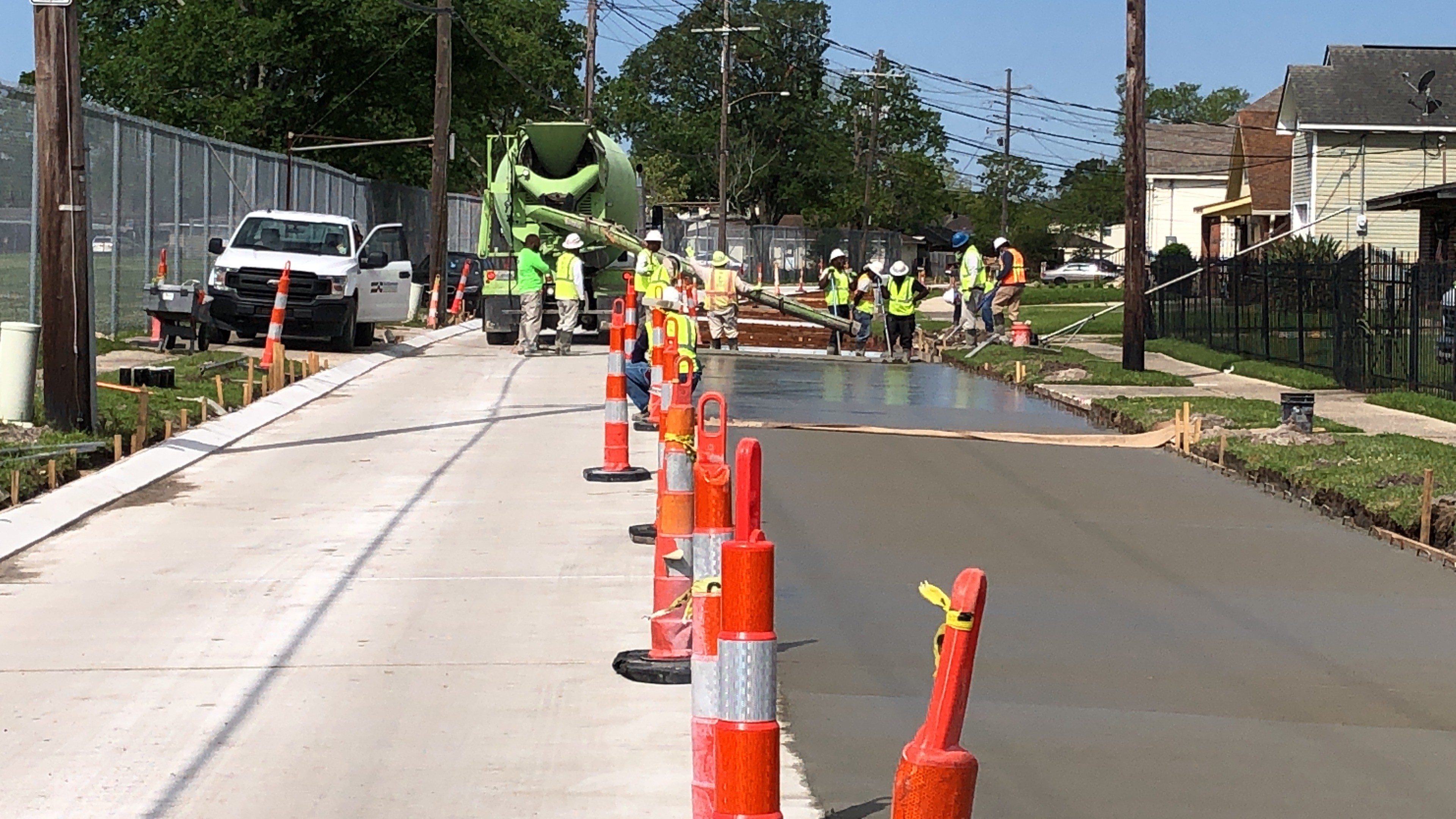 PONTCHARTRAIN PARK GROUP A REACHES 99 PERCENT WATERLINE REPLACEMENT COMPLETION AND 50 PERCENT PAVEMENT COMPLETION