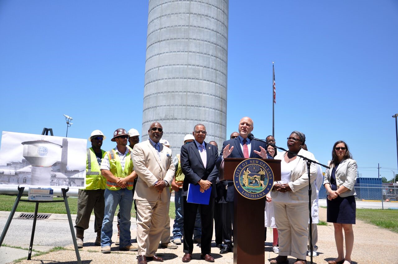 SWB & City Unveil New Water Towers at Carrollton Water Plant