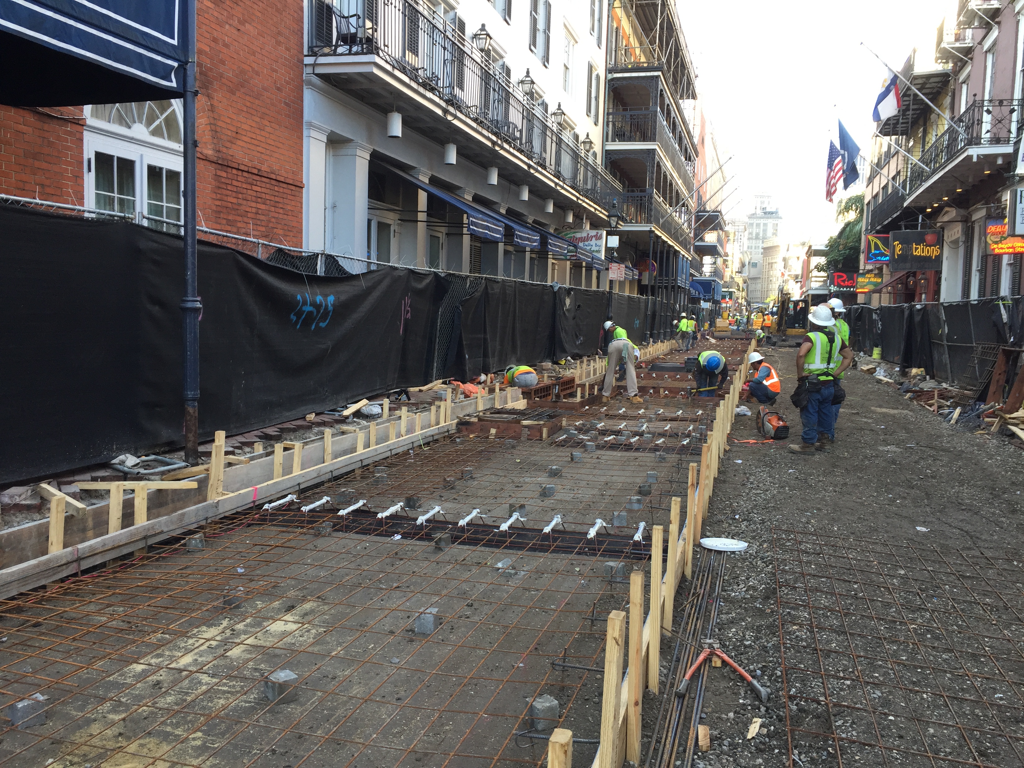 PHASE I OF FRENCH QUARTER INFRASTRUCTURE IMPROVEMENT NEARING COMPLETION