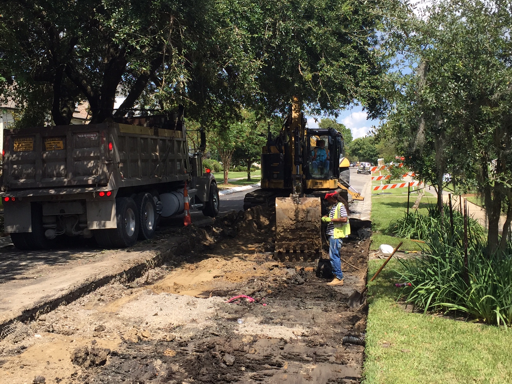 LAKEVIEW NORTH GROUP A INCIDENTAL ROAD REPAIRS PROGRESSING ON SCHEDULE